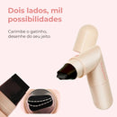 StampLiner - Caneta Carimbo Delineadora Que Faz o Gatinho Perfeito e Igual Nos Dois Olhos